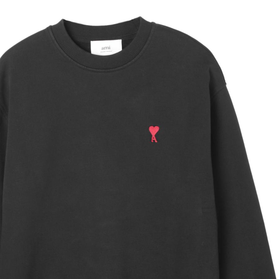 AMI Alexandre Mattiussi / スウェット/--/コットン/BLK/BFUSW001.730 AMI Alexandre Mattiussi アミ AMI スウェット AMI DE COEUR