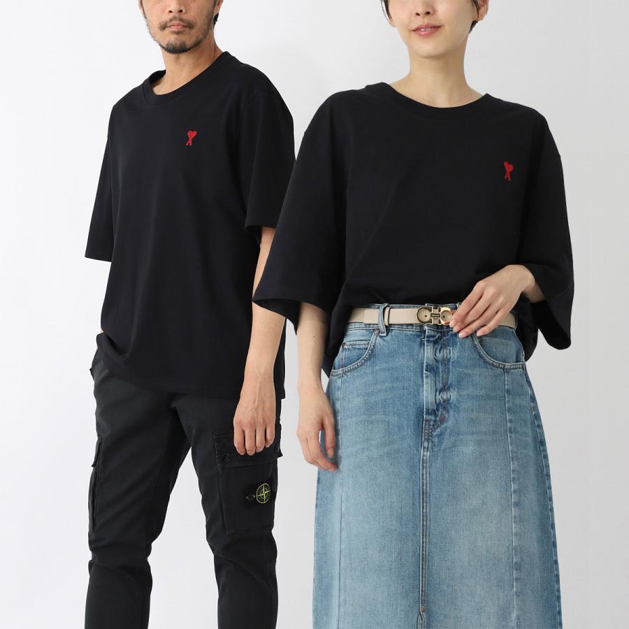 AMI Alexandre Mattiussi アミ クルーネックTシャツ RED DE