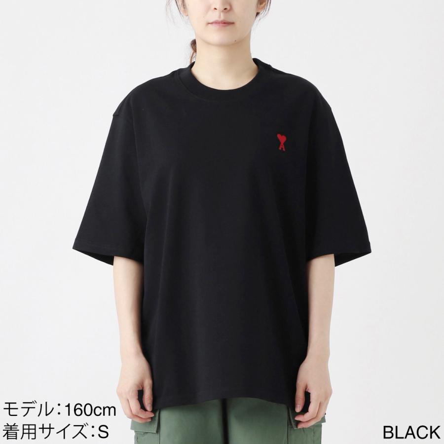 AMI Alexandre Mattiussi アミ AMI クルーネックTシャツ RED AMI DE