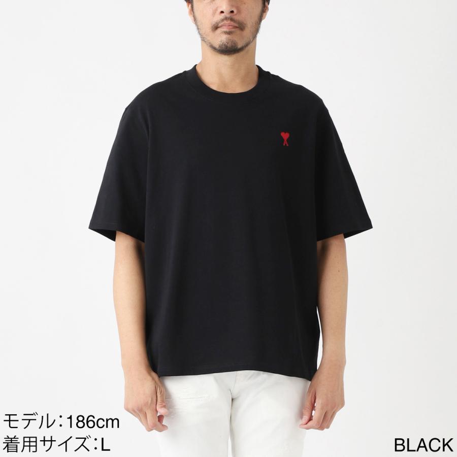 AMI Alexandre Mattiussi アミ クルーネックTシャツ RED DE