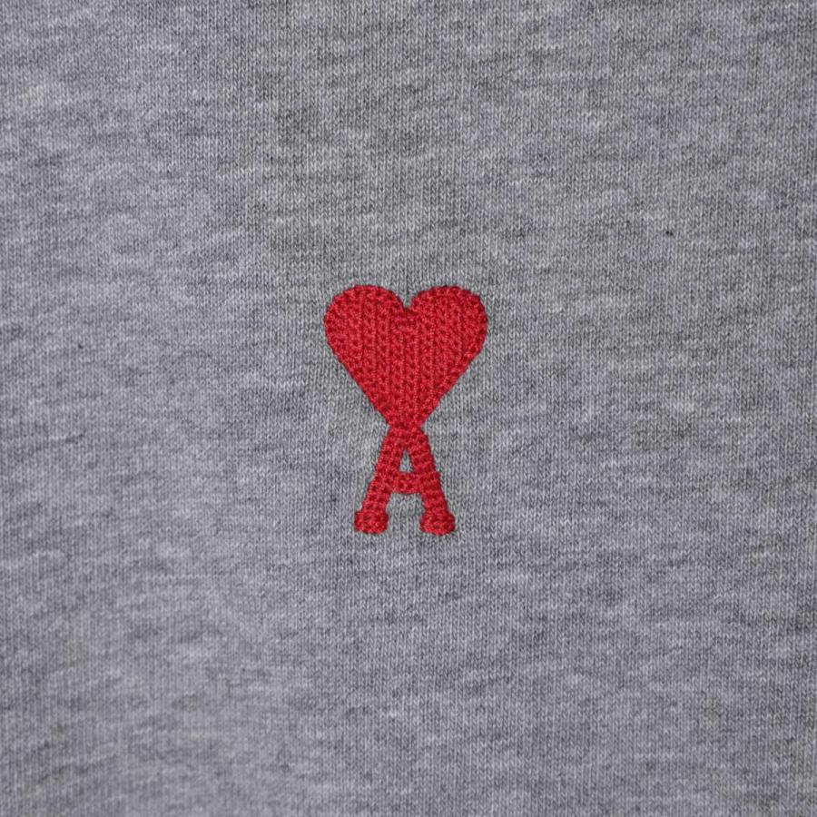 AMI Alexandre Mattiussi アミ クルーネック 長袖Tシャツ グレー