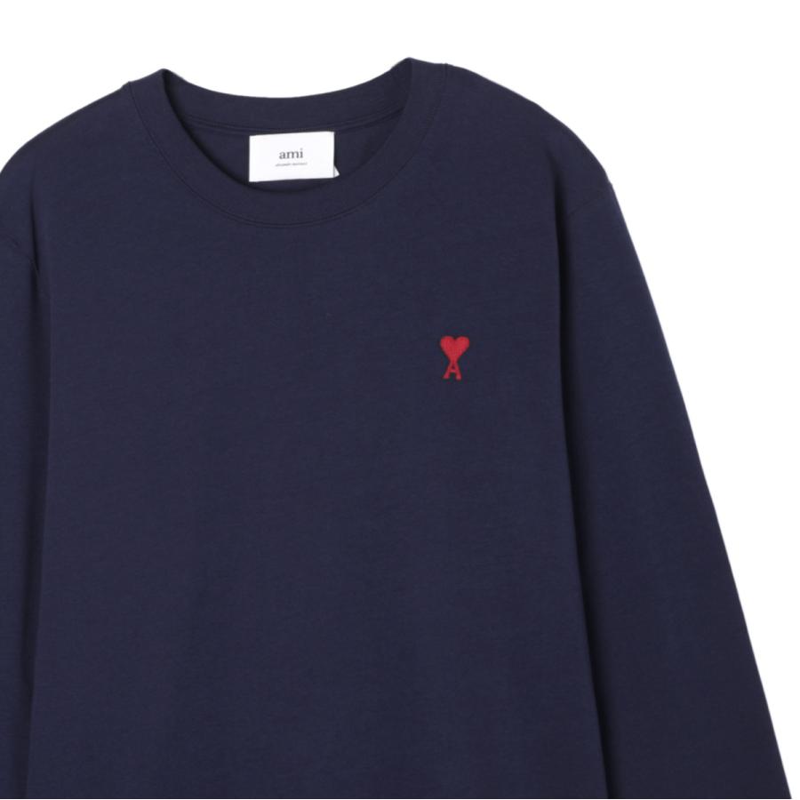 アミパリス Tシャツ AMI paris クルーネック 長袖 メンズ レディースの画像