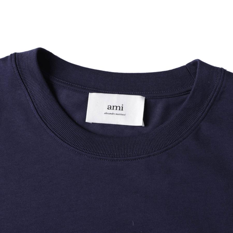 アミパリス Tシャツ AMI paris クルーネック 長袖 メンズ レディースの画像