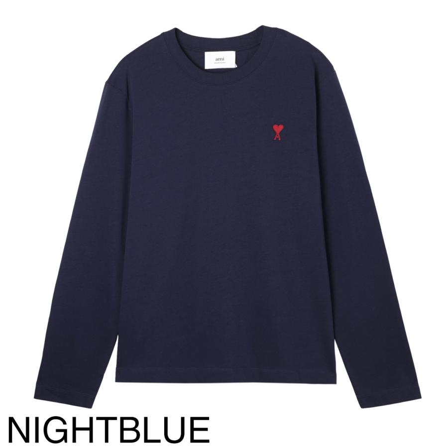 アミパリス Tシャツ AMI paris クルーネック 長袖 メンズ レディースの画像
