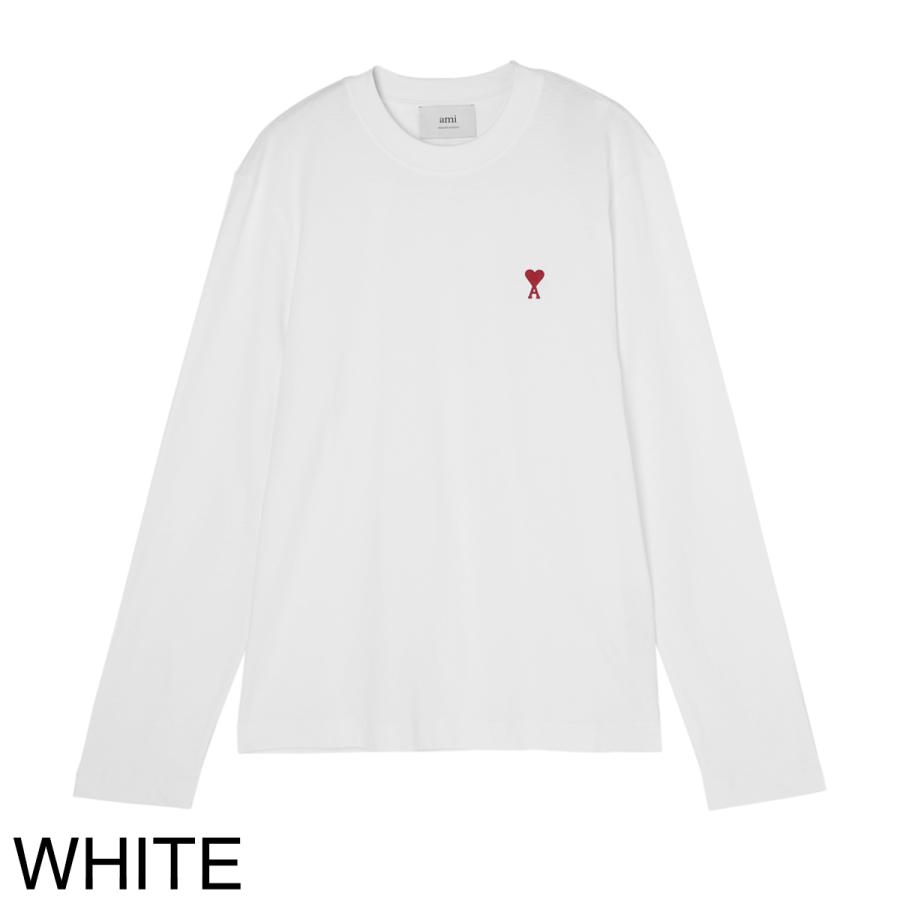 アミ アレクサンドル マテュッシ Tシャツ ロンT 長袖 クルーネック ロゴ AMI Alexandre Mattiussi AMI PARIS アミパリス トップス ロング