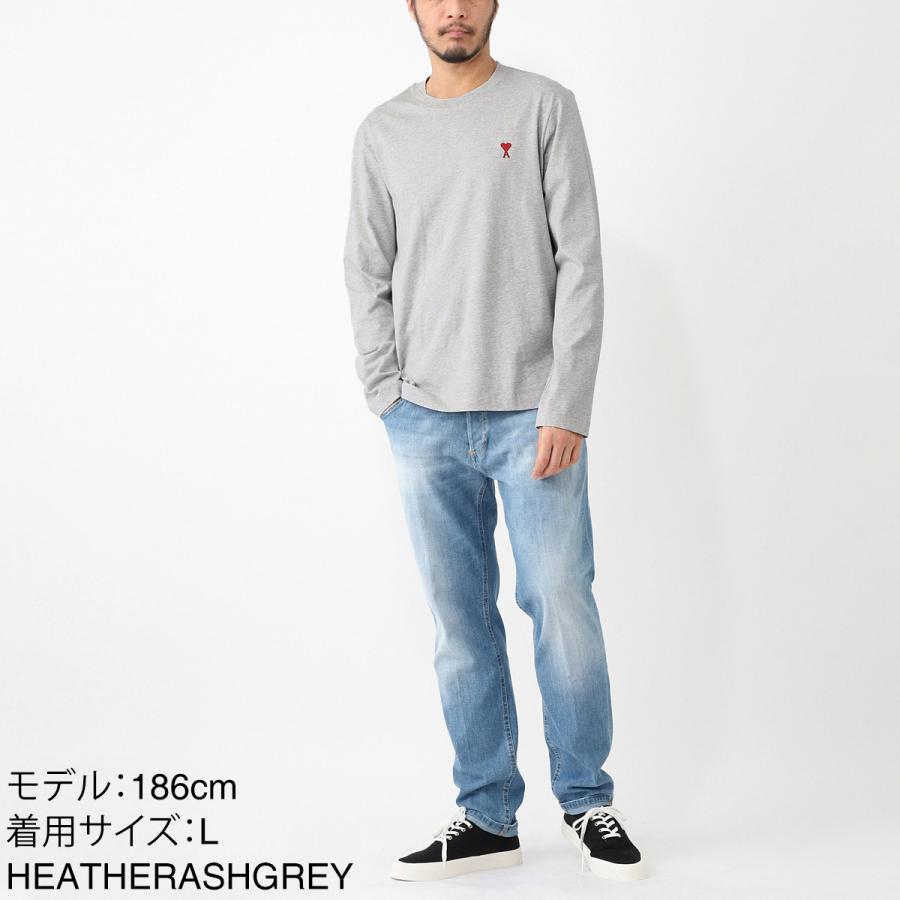 AMI Alexandre Mattiussi アミ クルーネック 長袖Tシャツ DE