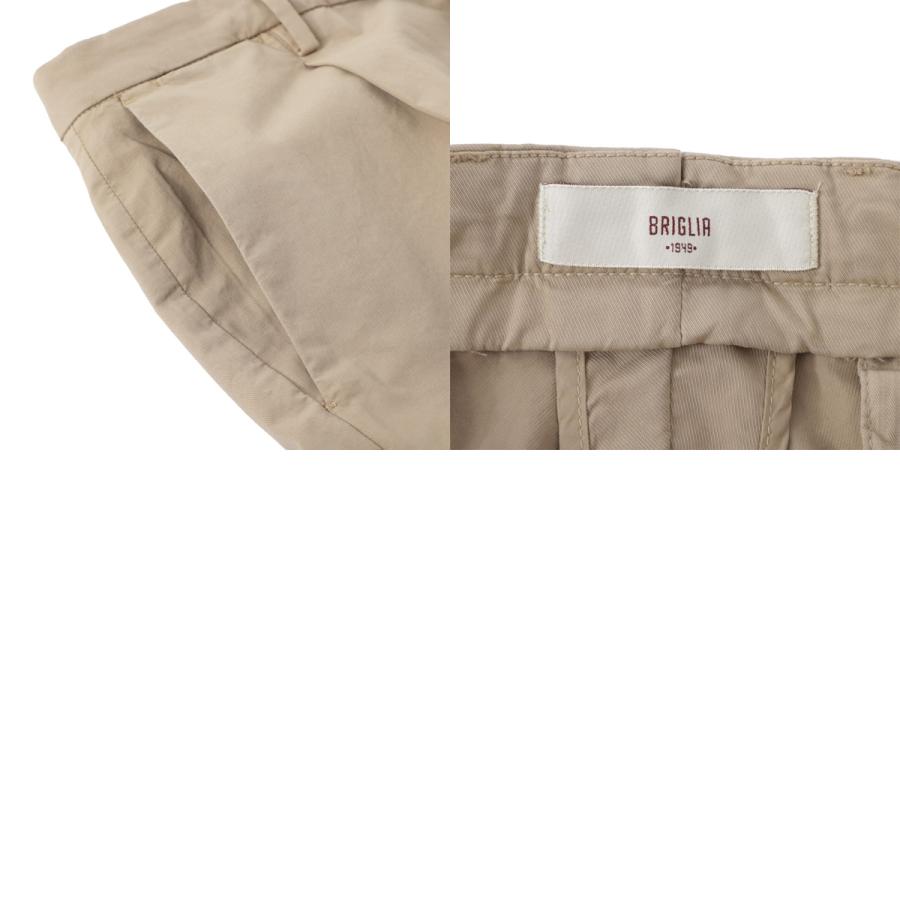 ブリリア BRIGLIA 1949 ワンプリーツ スラックス BG07 コットンパンツ