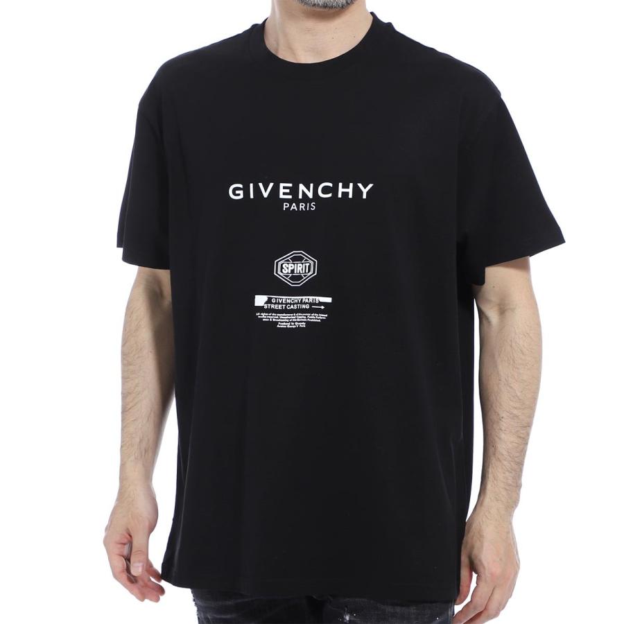 ジバンシー GIVENCHY クルーネックTシャツ SPIRIT PRINT OVERSIZED FIT T-SHIRT ブラック メンズ  bm70ux3002-001 :bm70ux3002:モダンブルーYahoo!店 - 通販 - Yahoo!ショッピング