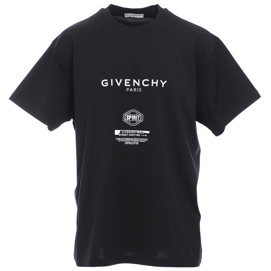 ジバンシー Givenchy クルーネックtシャツ Spirit Print Oversized Fit T Shirt ブラック メンズ Bm70ux3002 001 Bm70ux3002 モダンブルーyahoo 店 通販 Yahoo ショッピング