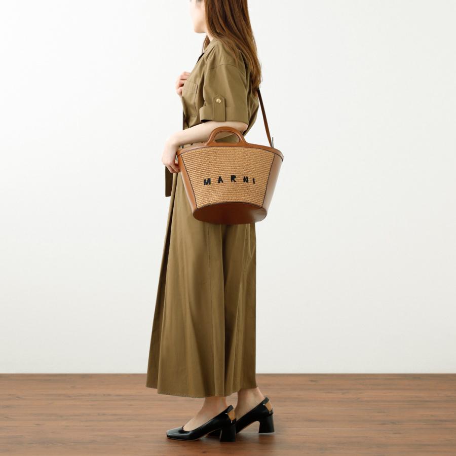 MARNI（マルニ） ハンドバッグ 2WAY TROPICALIA SUMMER SMALL ブラウン