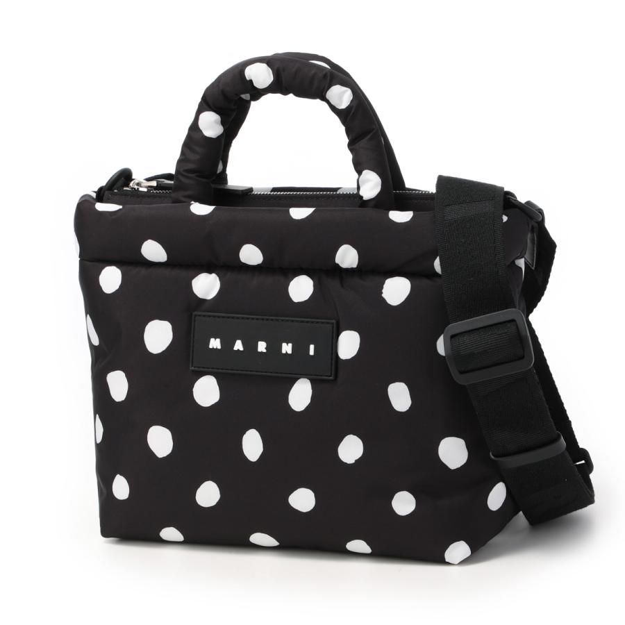 MARNI マルニ トートバッグ 3WAY PUFF TOTE BAG MINI ブラック