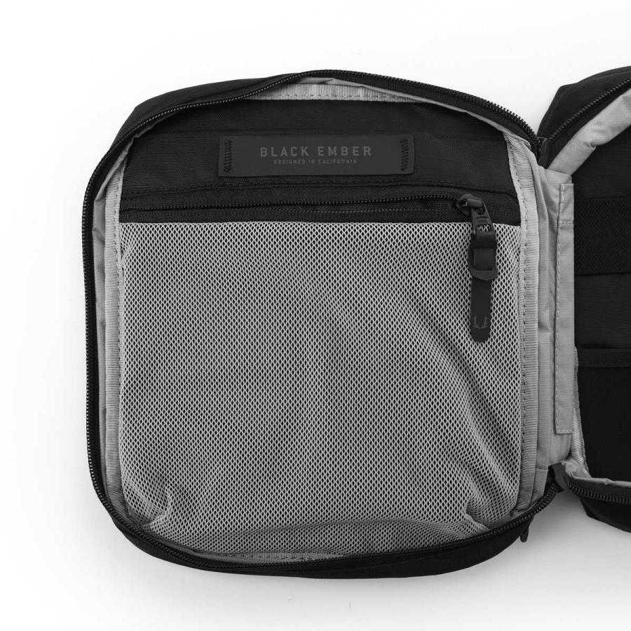 ブラックエンバー BLACK EMBER ガジェットポーチ BOARDING KIT MINI バッグインバッグ トラベルポーチ ブラック メンズ boarding-kit-mini-jetblack_5
