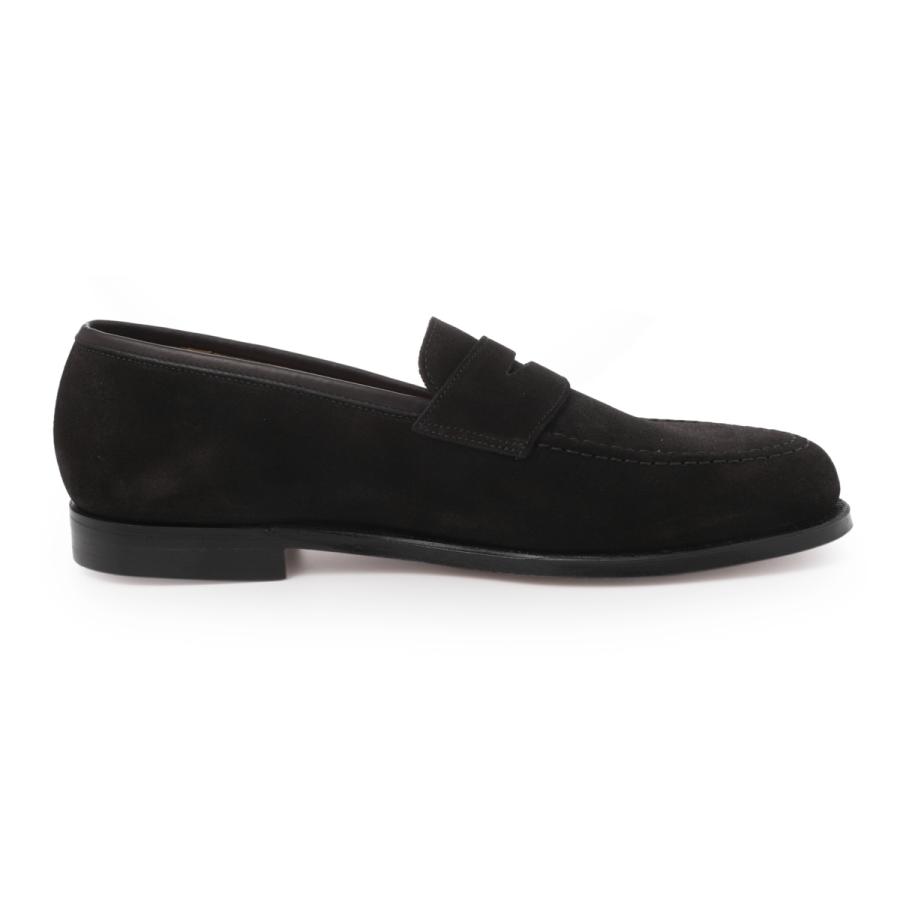クロケット&ジョーンズ CROCKETT&JONES コインローファー BOSTON 28363A-S01L1 E ラスト314 大きいサイズあり ブラック メンズ