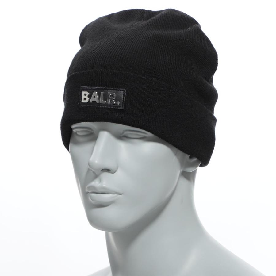 正規品販売! BALR Box logo 帽子 ニットキャップ 黒 hostiesurprises.com
