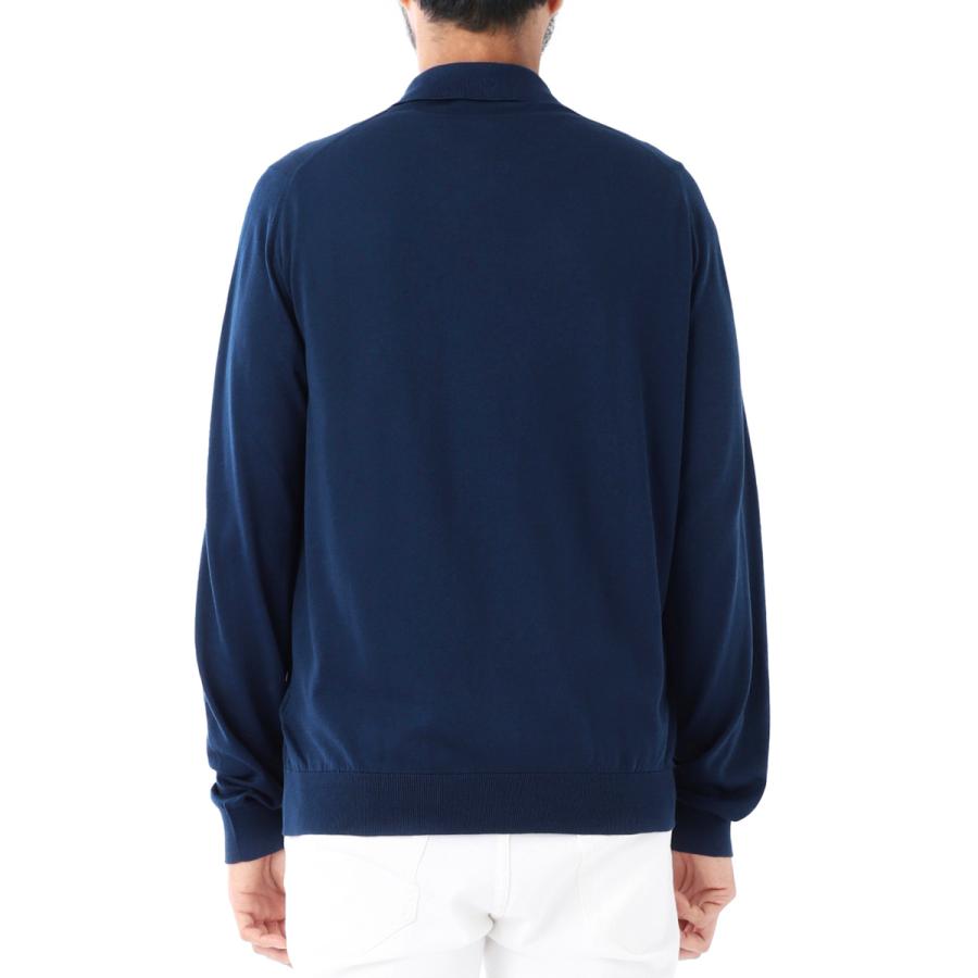 JOHN SMEDLEY（ジョンスメドレー） 長袖 ポロシャツ BRADWELL シー