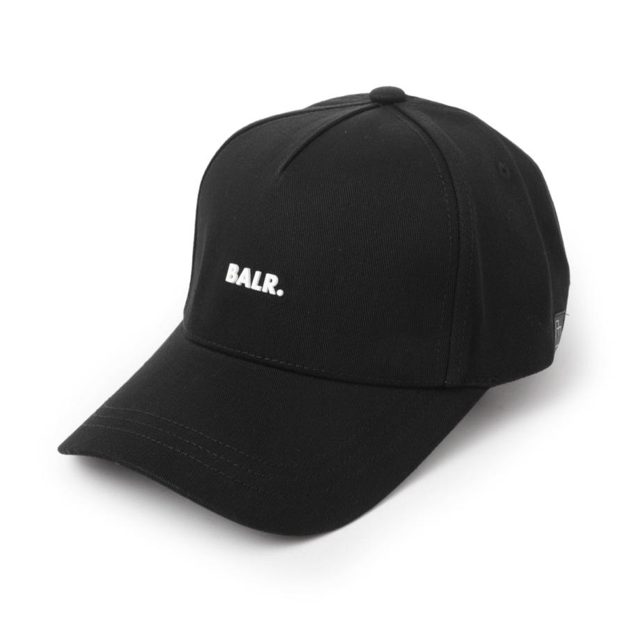 BALR. キャップ ブラック 新品 BALR.（ボーラー） ベースボールキャップ Brond Cotton Cap 5パネル