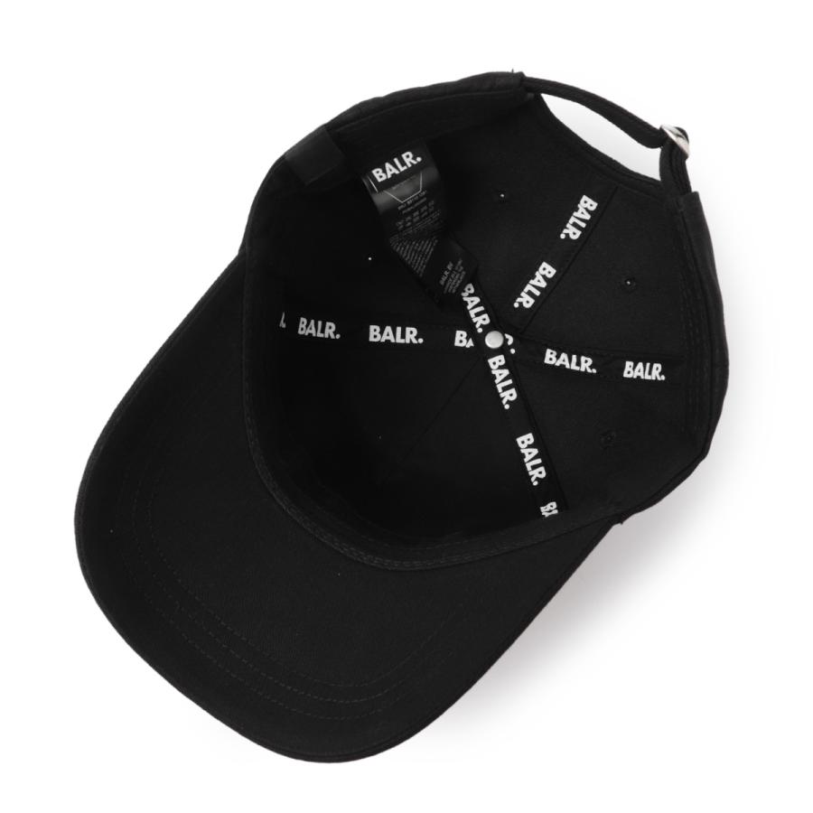BALR. キャップ ブラック 新品 BALR.（ボーラー） ベースボールキャップ Brond Cotton Cap 5パネル