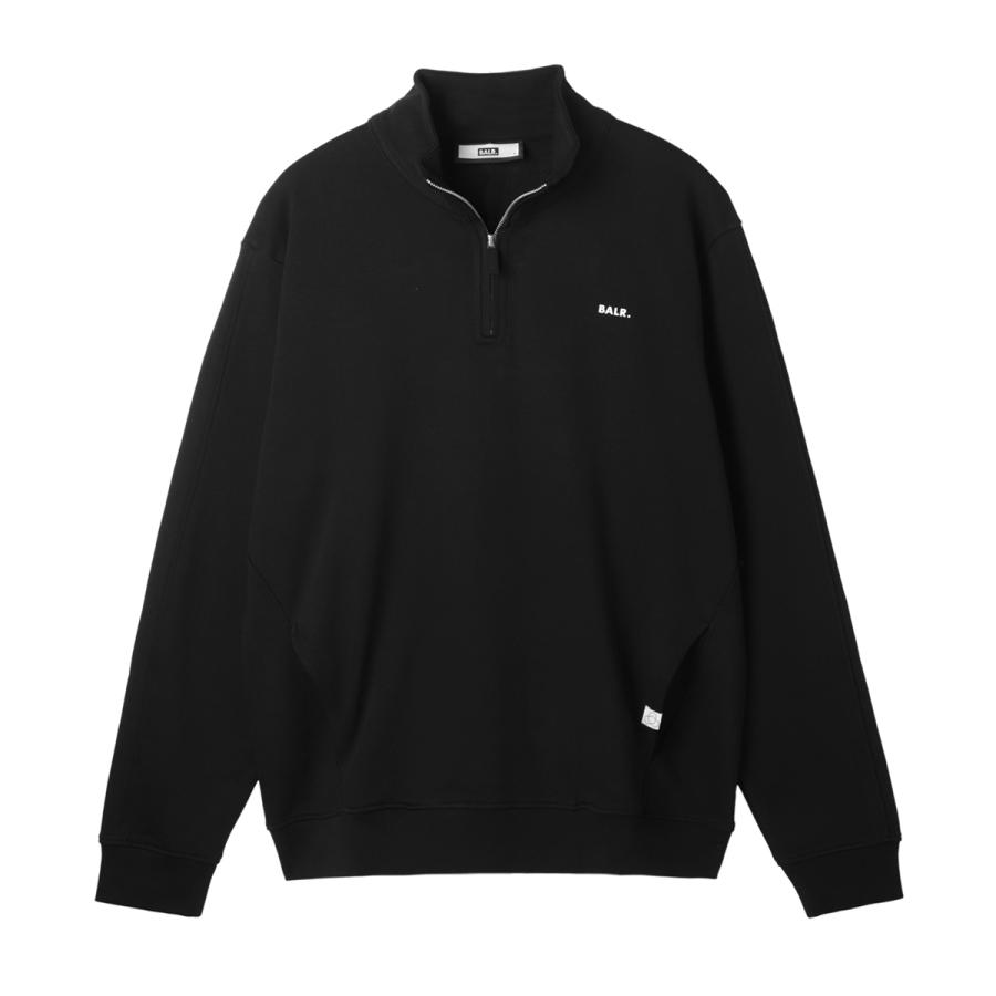 BALR.（ボーラー） ハーフジップ スウェット BRAND REGULAR FIT HALF 