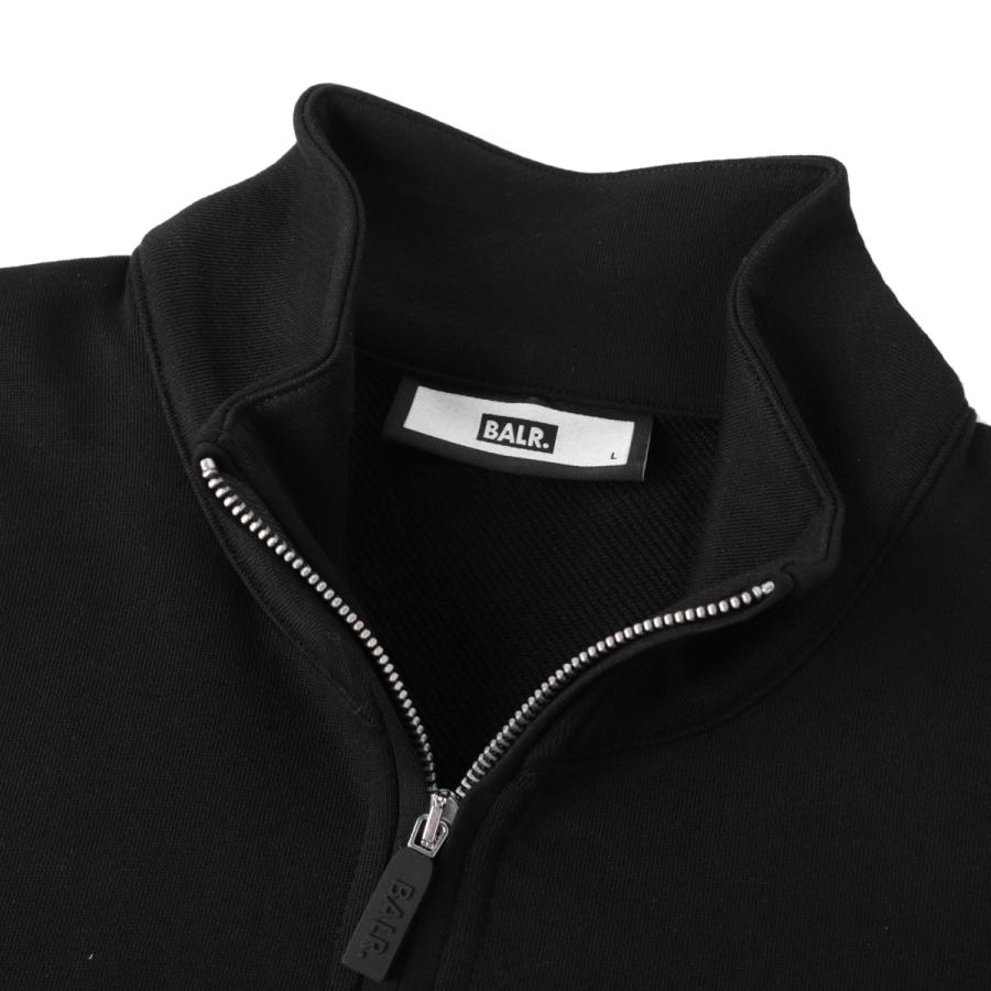 BALR.（ボーラー） ハーフジップ スウェット BRAND REGULAR FIT HALF 