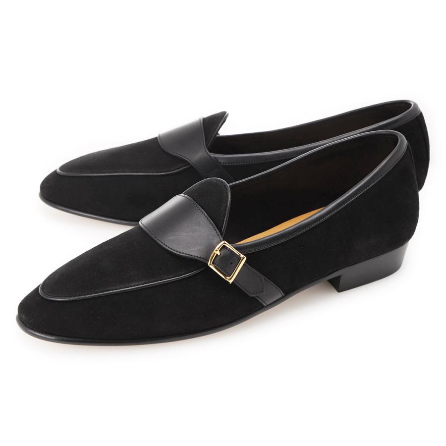 ◆ Baudoin&Lange ボードインアンドランジ　ブラック　41 ボードインアンドランジ BAUDOIN&LANGE ローファー SAGAN CLASSIC