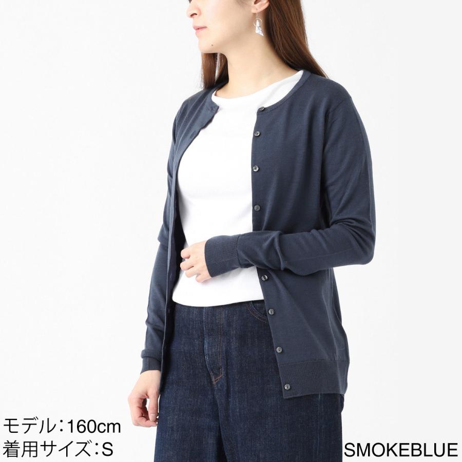 JOHN SMEDLEY（ジョンスメドレー） クルーネック カーディガン