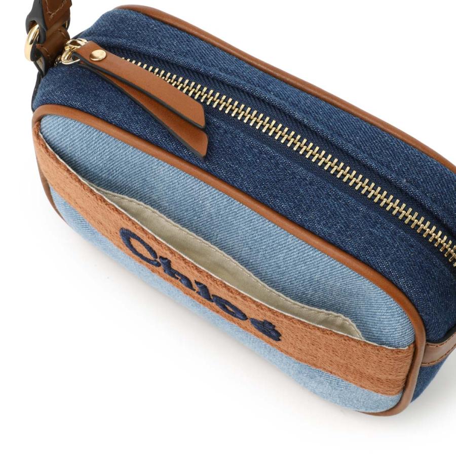 chloe ネイビーショートブルゾンジャケット CIASENSE ブルゾン アウター High neck zip-up short blouson