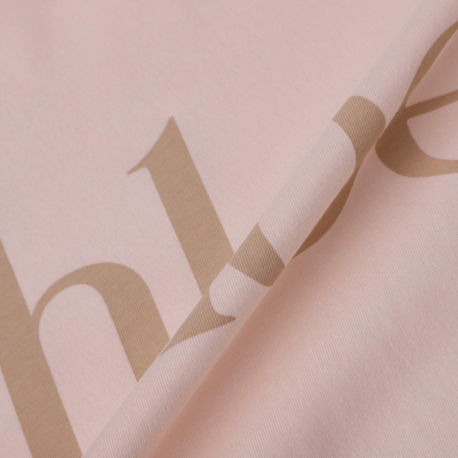 クロエ Chloe クルーネック 長袖Tシャツ KIDS キッズ ガールズ 大きいサイズあり レディース c20650-46j-petalpinkの画像