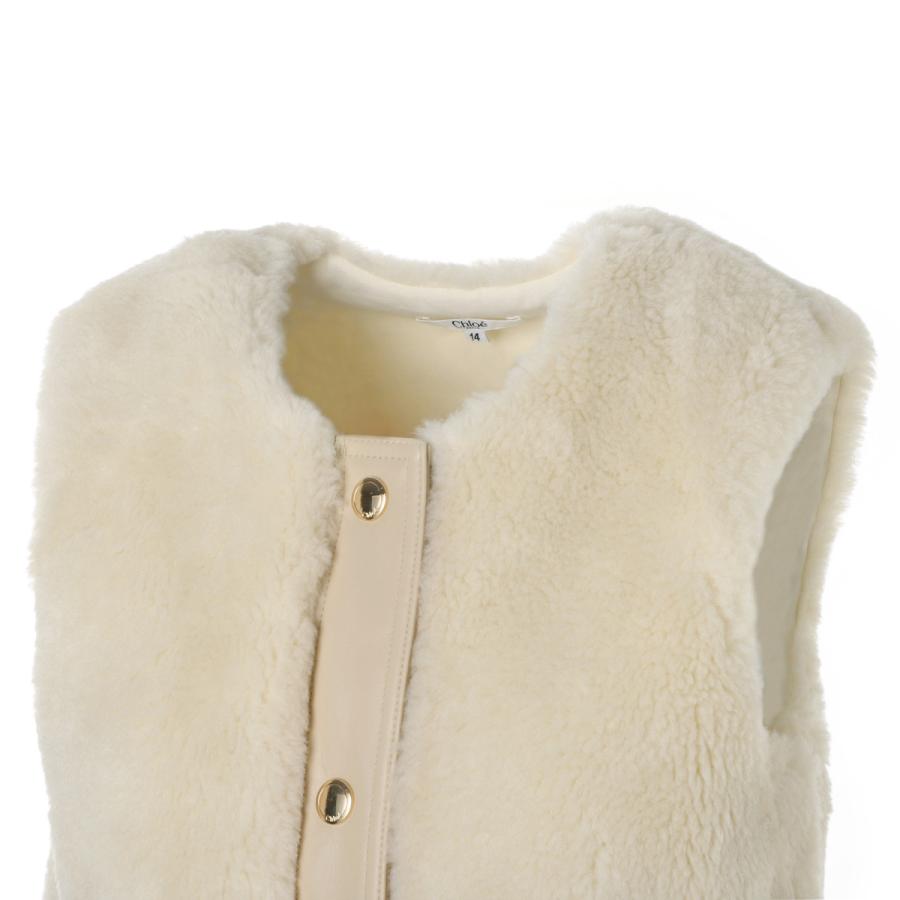 Chloe（クロエ） ベスト ジレ KIDS キッズ ガールズ ベージュ