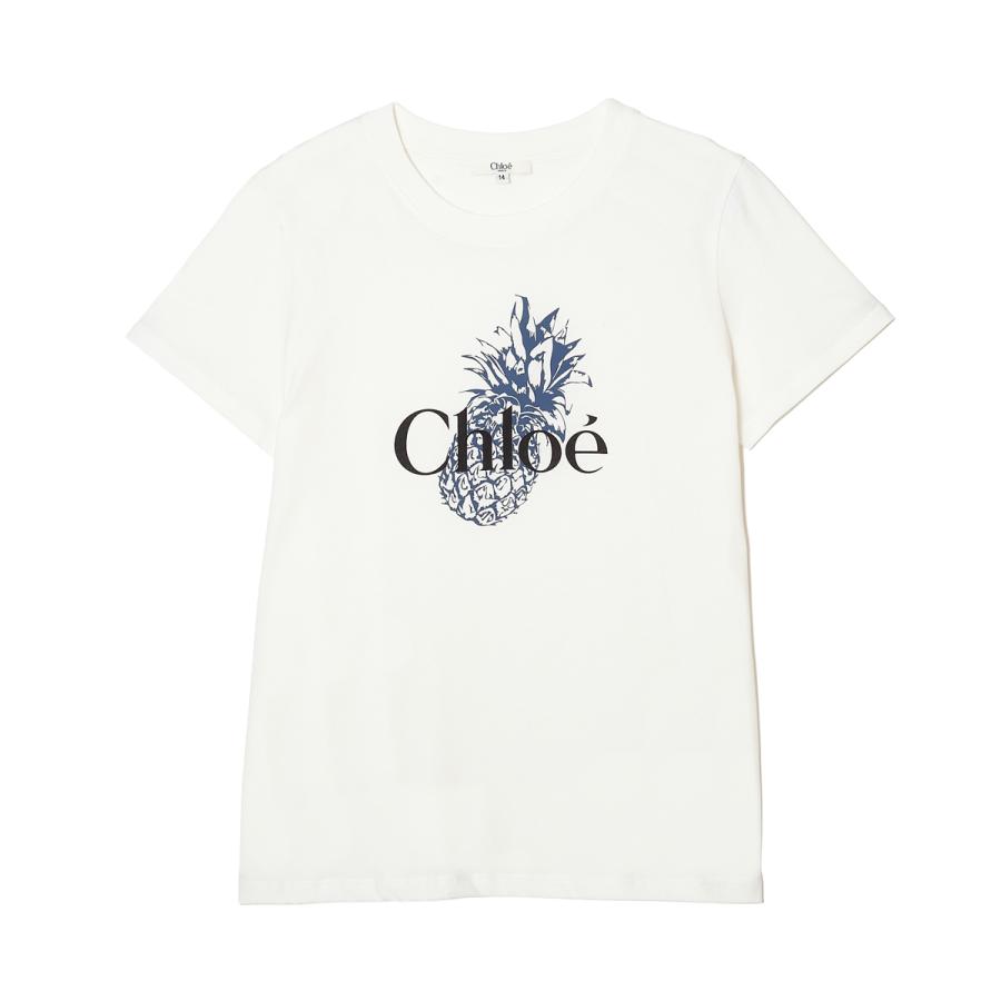 Chloe（クロエ） クルーネックTシャツ ロゴ ロゴT KIDS キッズ 大きい
