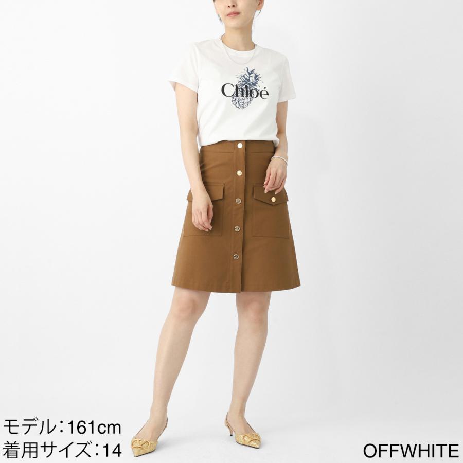 Chloe（クロエ） クルーネックTシャツ ロゴ ロゴT KIDS キッズ 大きい