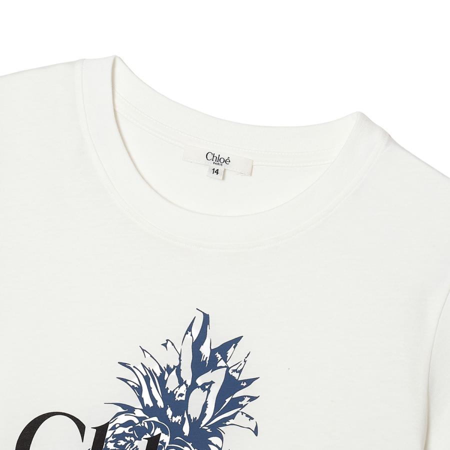 Chloe（クロエ） クルーネックTシャツ ロゴ ロゴT KIDS キッズ 大きい