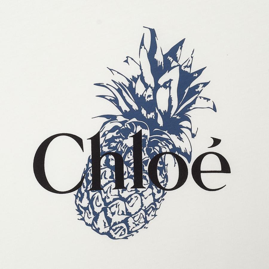Chloe（クロエ） クルーネックTシャツ ロゴ ロゴT KIDS キッズ 大きい
