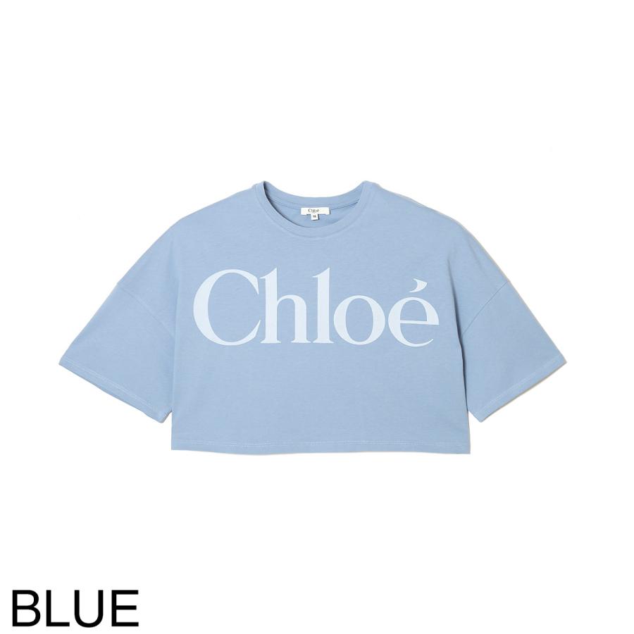 Chloe（クロエ） クルーネックTシャツ ロゴ ロゴT クロップド丈 KIDS