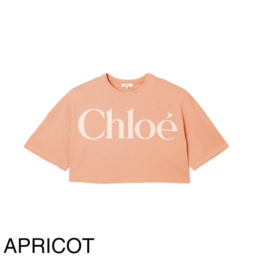 Chloe（クロエ） クルーネックTシャツ ロゴ ロゴT クロップド丈 KIDS