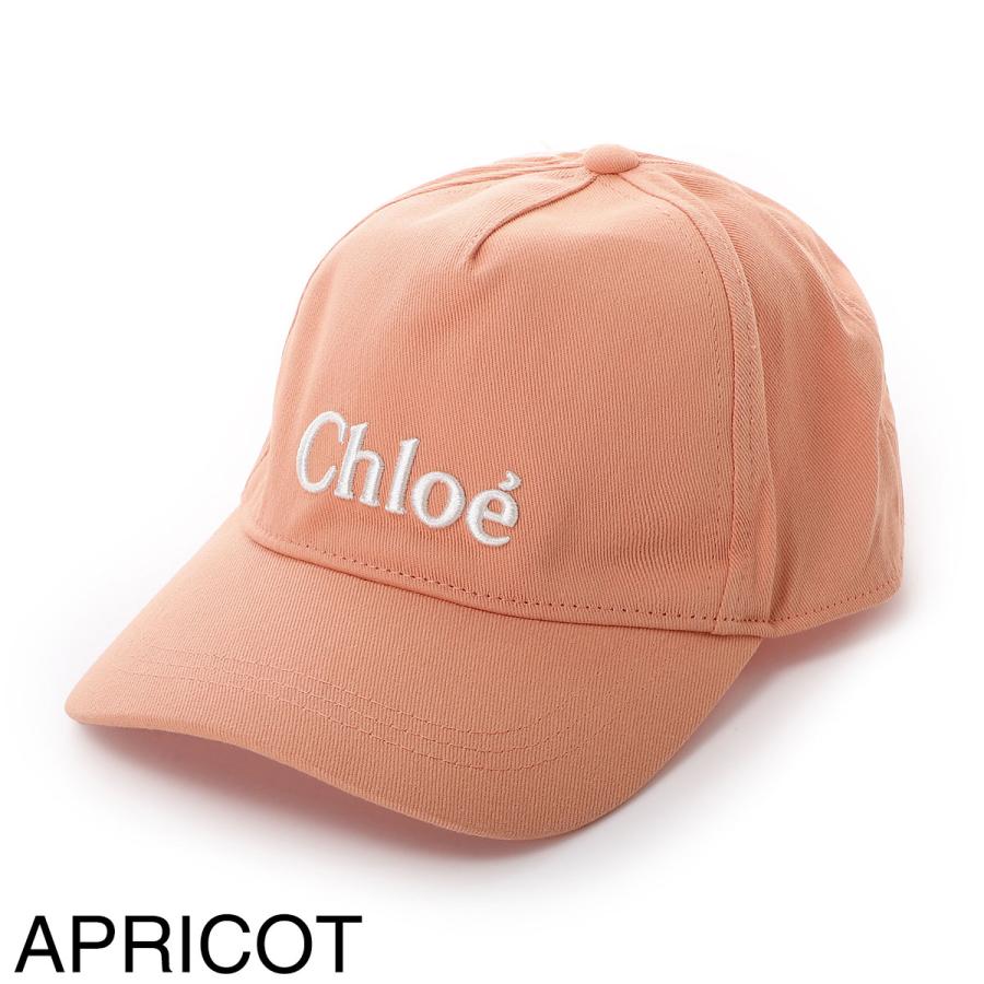 Chloe ベースボールキャップ Chloe（クロエ） ベースボールキャップ コットン ロゴ刺繍 帽子 KIDS