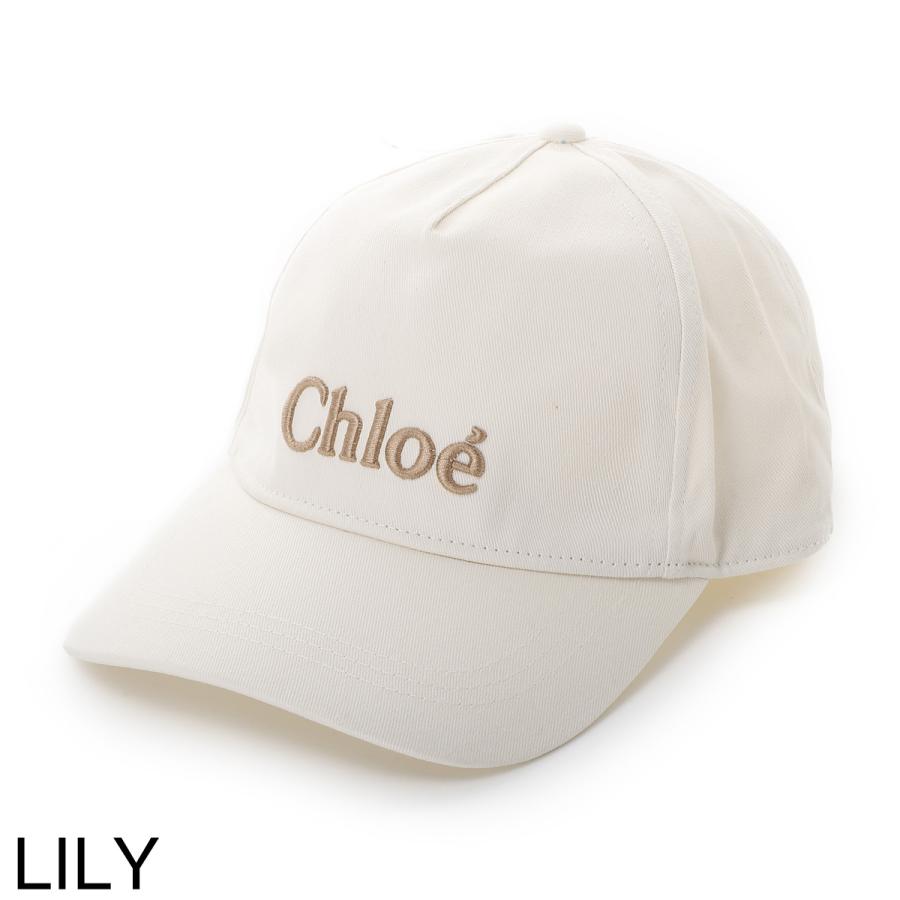 Chloe（クロエ） ベースボールキャップ コットン ロゴ刺繍 帽子 KIDS