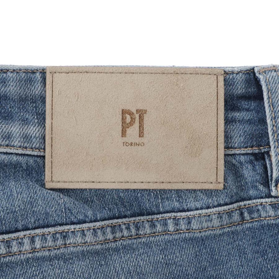ピーティートリノデニム PT TORINO DENIM ジップフライジーンズ SWING SUPERSLIM FIT ブルー メンズ c5dp05z0-ca4840-ml34の画像