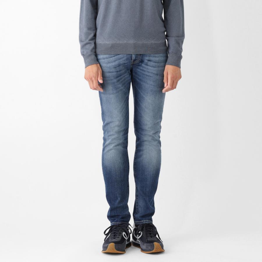 ピーティートリノデニム PT TORINO DENIM ジップフライジーンズ SWING SUPERSLIM FIT ブルー メンズ c5dp05z0-im5810-mi14の画像