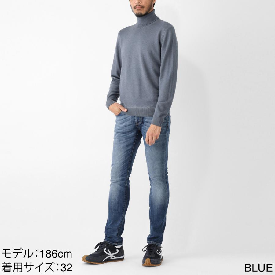 ピーティートリノデニム PT TORINO DENIM ジップフライジーンズ SWING SUPERSLIM FIT ブルー メンズ c5dp05z0-im5810-mi14の画像