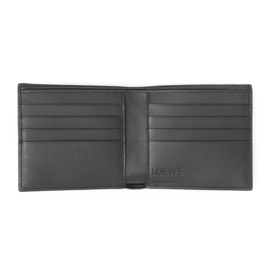 ロエベ LOEWE 2つ折り財布 ブラック メンズ c660302x02-1100 