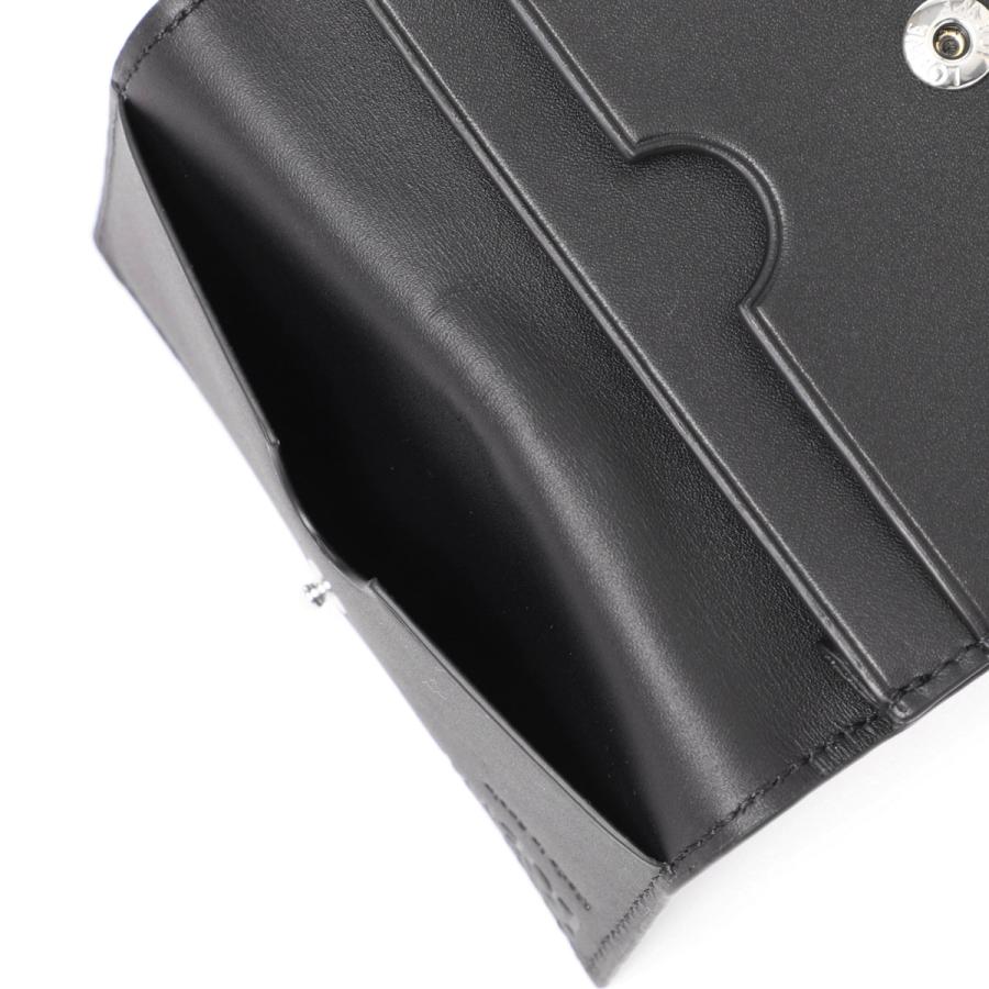 LOEWE（ロエベ） カードケース 名刺入れ ブラック メンズ c660m97x02
