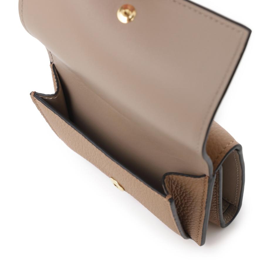 値下げ！LOEWE ブラウン 三つ折り財布　箱保存袋付き LOEWE（ロエベ） Tri-Fold Wallet 三つ折り財布 折りたたみ財布 トライ