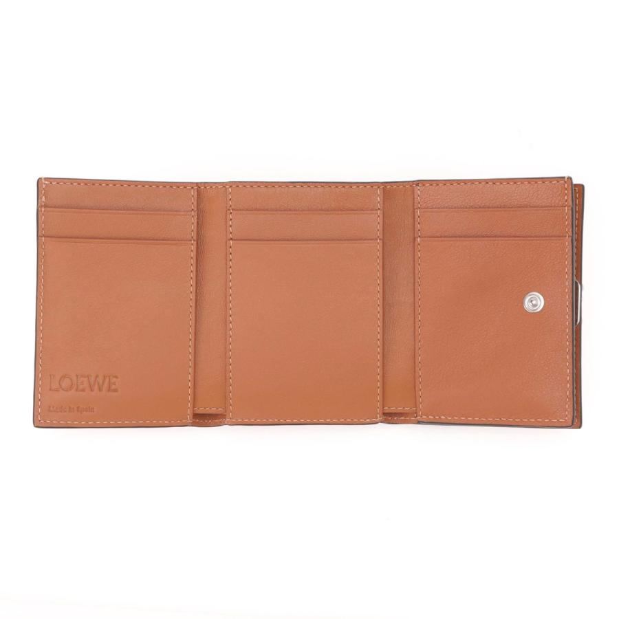 LOEWE ロエベ 3つ折り財布 小銭入れ付き ANAGRAM PEBBLE GRAIN