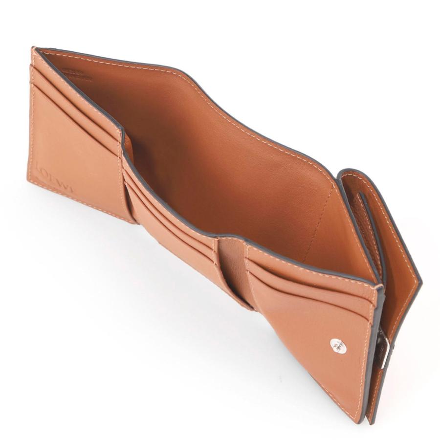 LOEWE ロエベ 3つ折り財布 小銭入れ付き ANAGRAM PEBBLE GRAIN