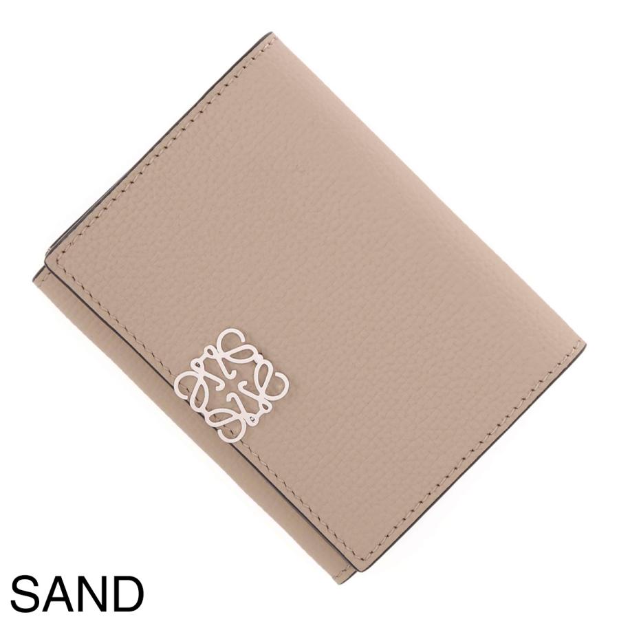 LOEWE（ロエベ） LOEWE 3つ折り財布 小銭入れ付き ANAGRAM PEBBLE