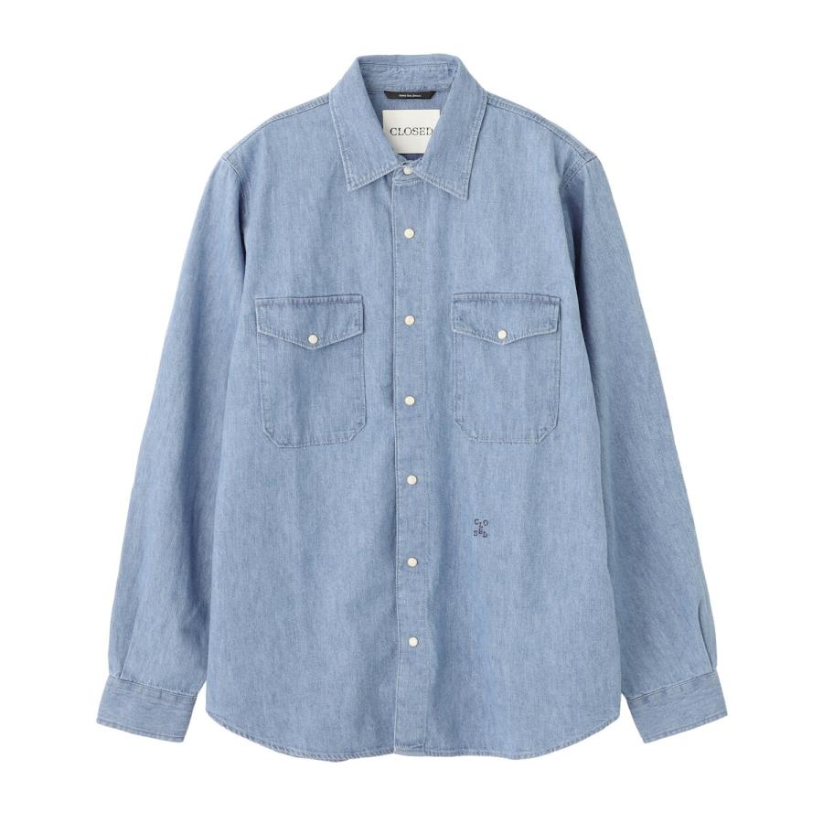 CLOSED（クローズド） デニムシャツ Army shirt ブルー メンズ