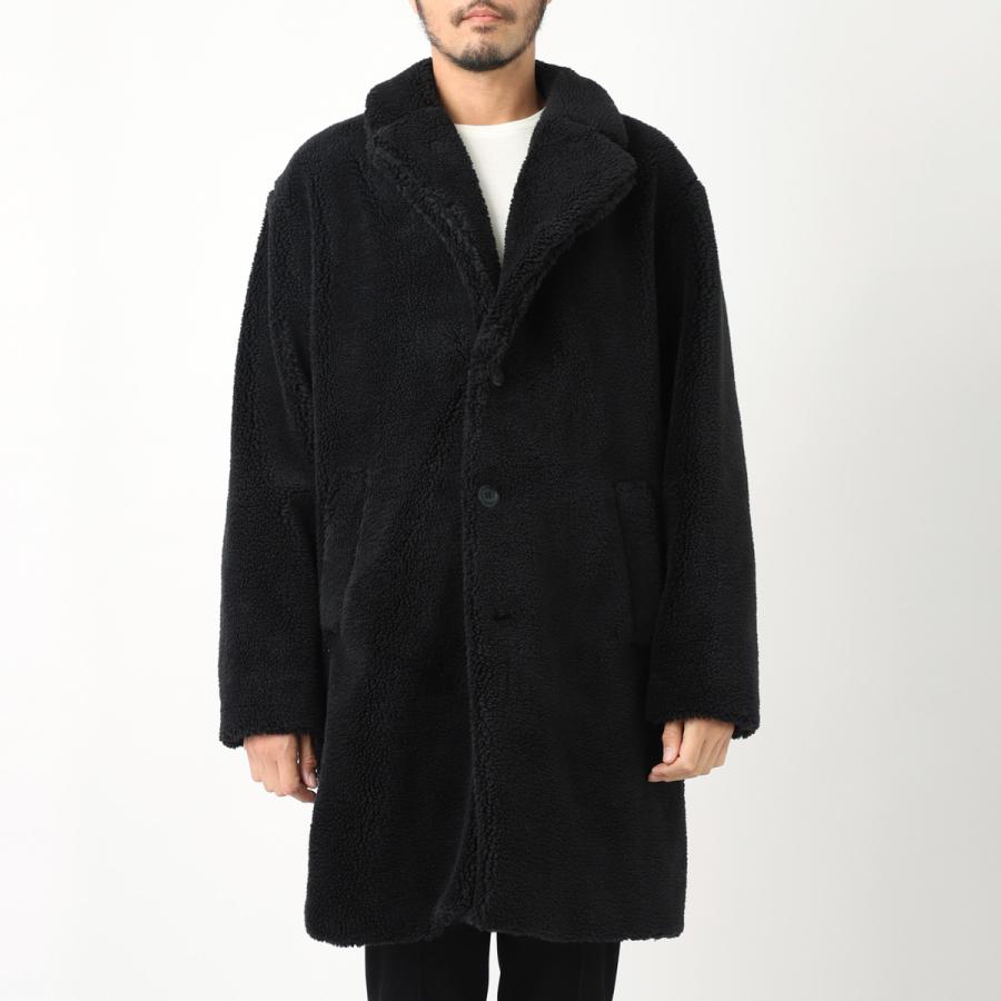 HERNO（ヘルノ） シングルコート ボアコート 大きいサイズあり ブラック メンズ ca000162u-12536-9300 : モダン ...