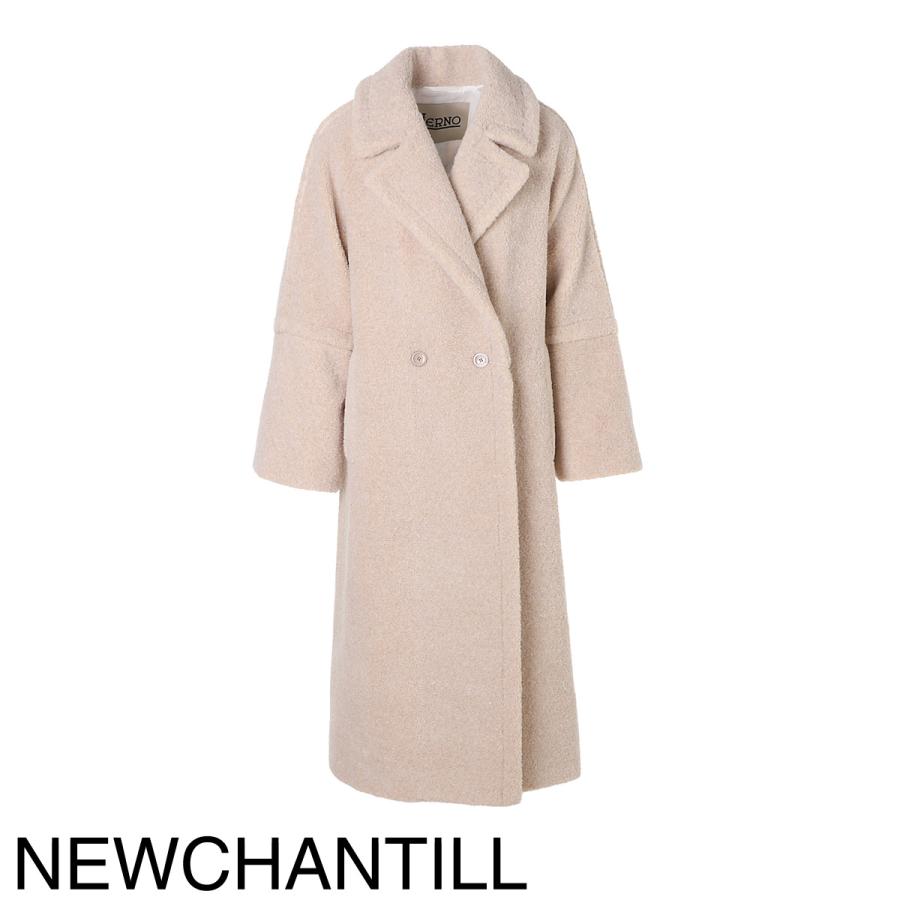 HERNO（ヘルノ） ロングコート MELANGE TEDDY メランジテディコート