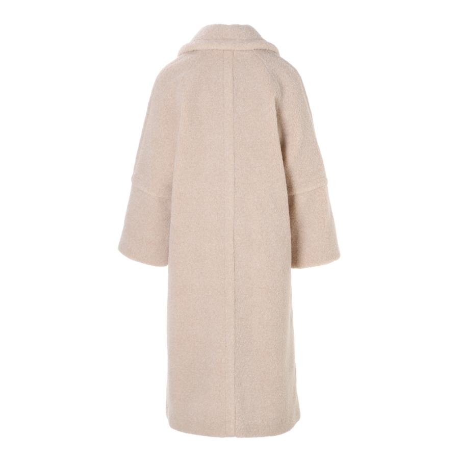 HERNO（ヘルノ） ロングコート MELANGE TEDDY メランジテディコート