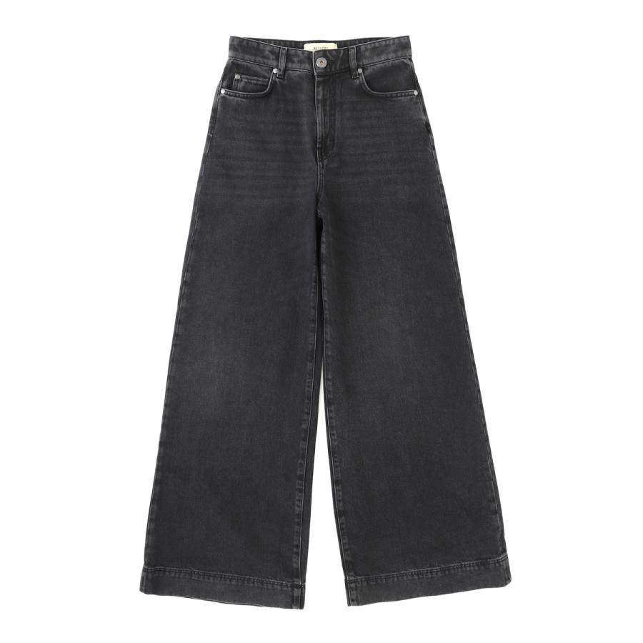 ウィークエンドマックスマーラ WEEKEND Max Mara ジップフライジーンズ CACTUS1234 ワイドパンツ ブラック レディース cactus1234-2525186052600-028の画像